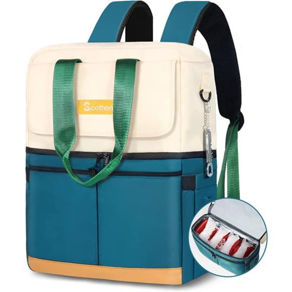 Backpack Cooler w/ Double Decker36 Cans Cold- Waterproof & Leak Proof for Women